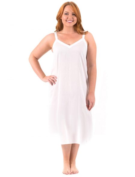 Plus Size Cotton Slip - cool and comfortable slip for extra coverage