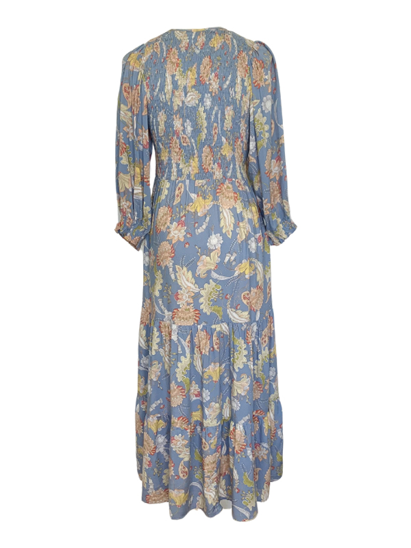 Floral Midi Dress - a favourite bohemian style floral dress